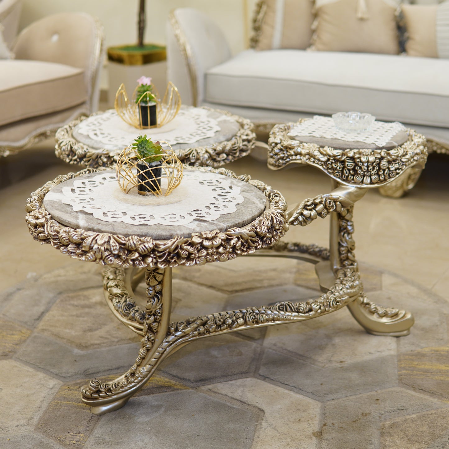 Königliche Eleganz 5 teilig - Alhariri mobel