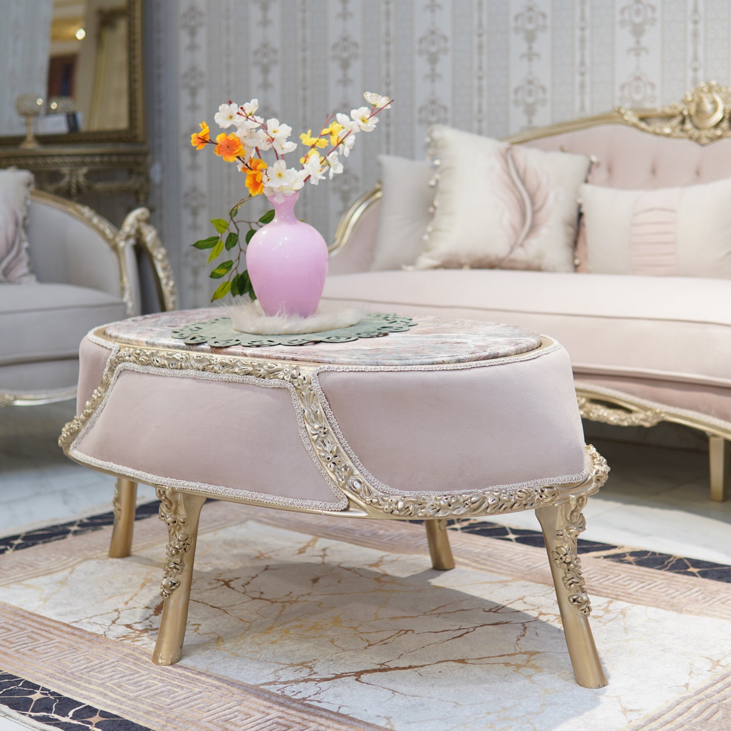 Luxuriöse Eleganz Wohnzimmer-Set - Alhariri mobel
