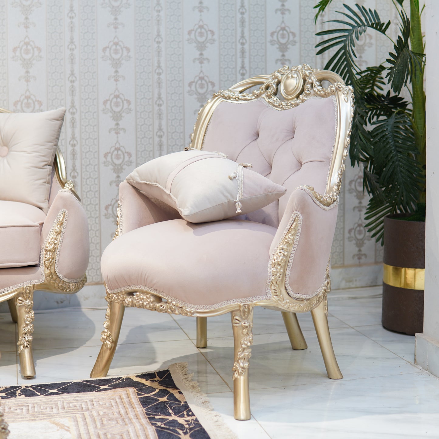 Luxuriöse Eleganz Wohnzimmer-Set - Alhariri mobel