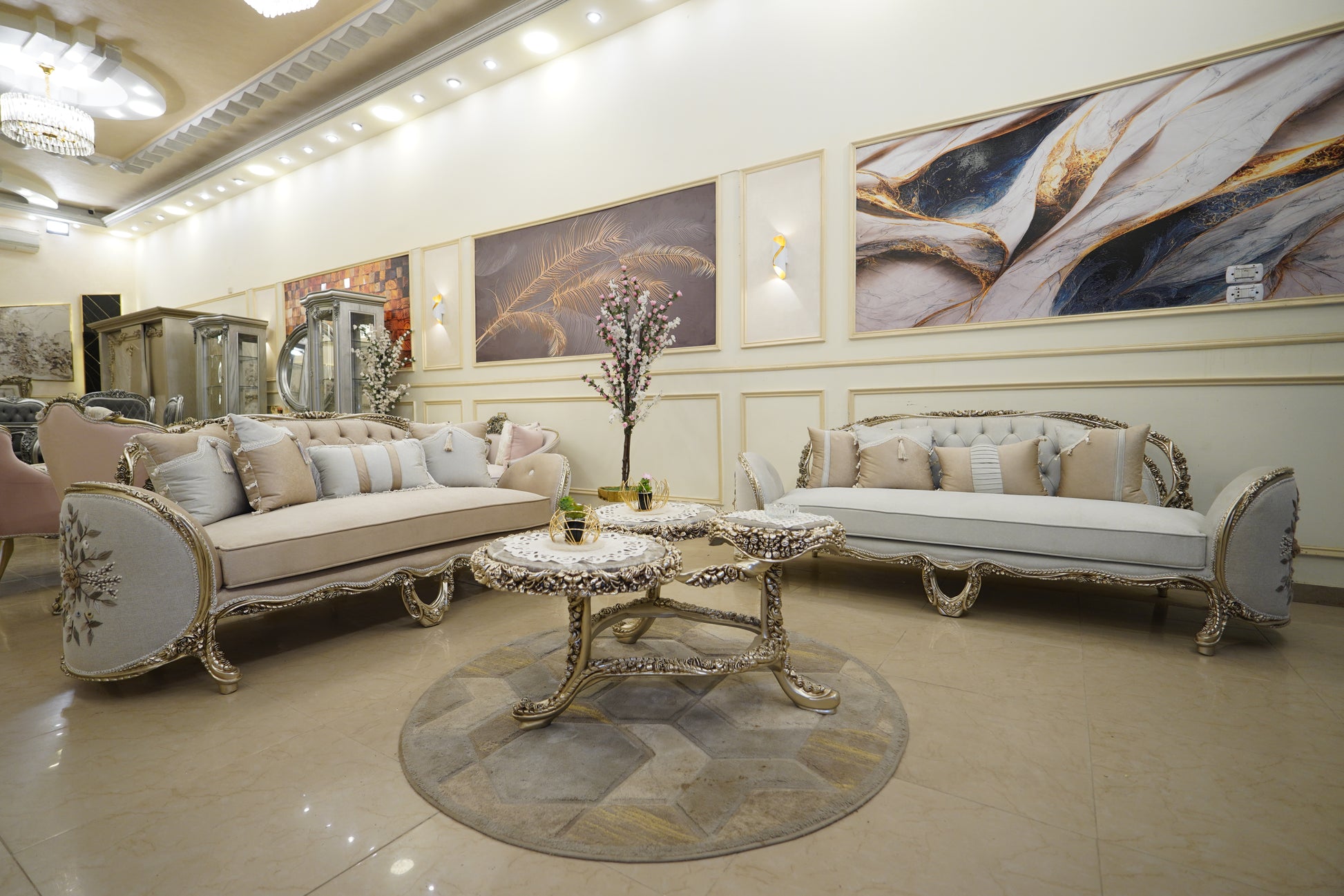 Königliche Eleganz 5 teilig - Alhariri mobel