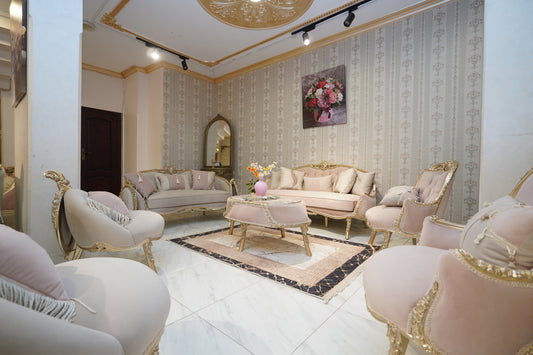 Luxuriöse Eleganz Wohnzimmer-Set - Alhariri mobel