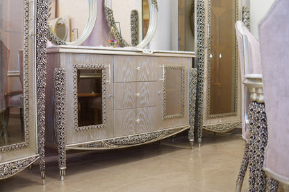 Eleganz Smaragd Esszimmer-Set - Alhariri mobel